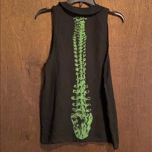 Sheer “backbone” collared tank